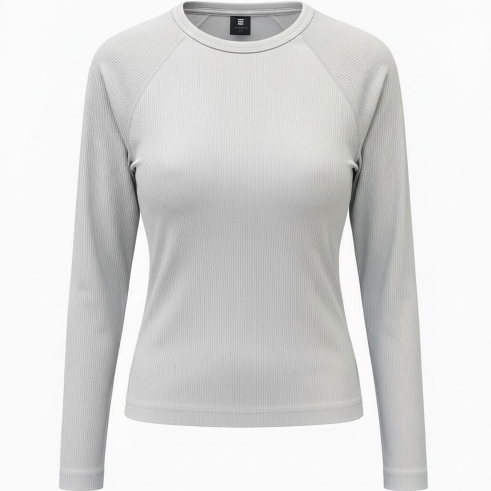 G-Star Icelandic Blue Slim‎ Ribbed Long Sleeve Top